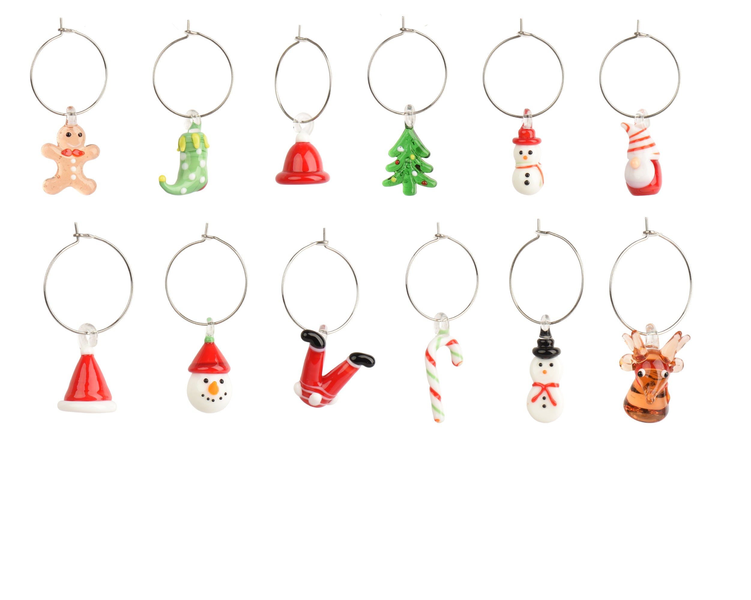 Set 6 Decorazioni Anello Tovaglioli Bicchieri