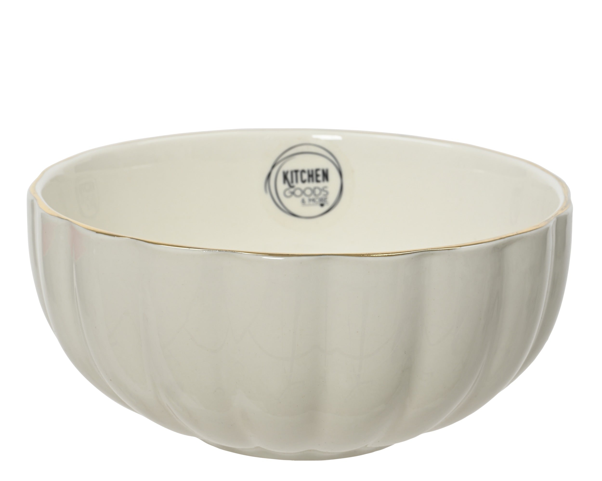 Bowl Porcellana D 15x7 Cm Bordo Oro