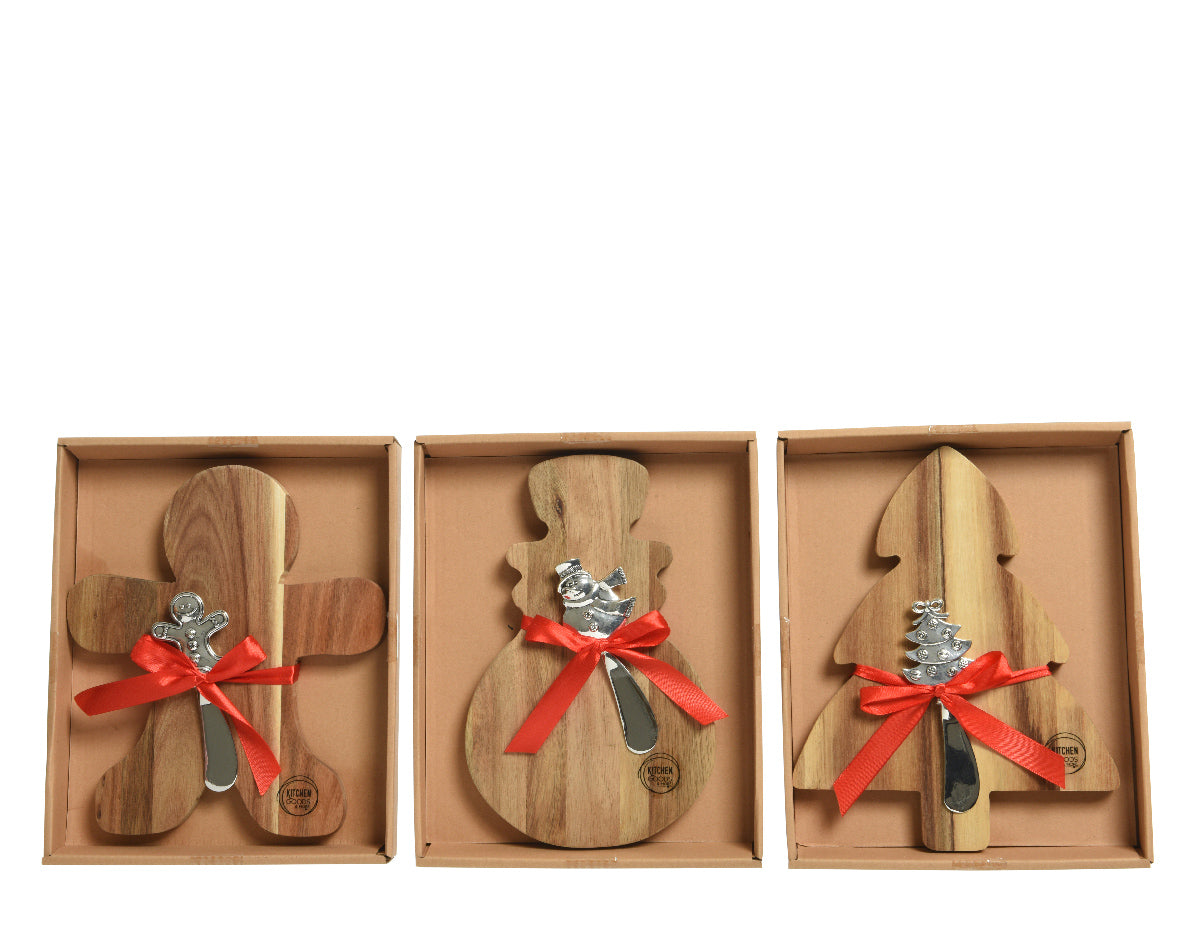 Tagliere Per Formaggio Decoro Natalizio 19x2x21,5 Cm 1 Pz