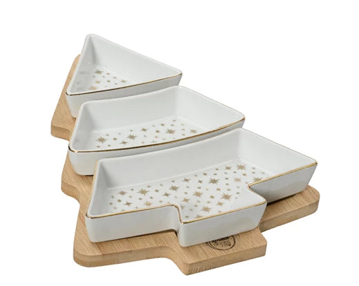 Set Ciotole Albero 31x22,5x5,2 Cm