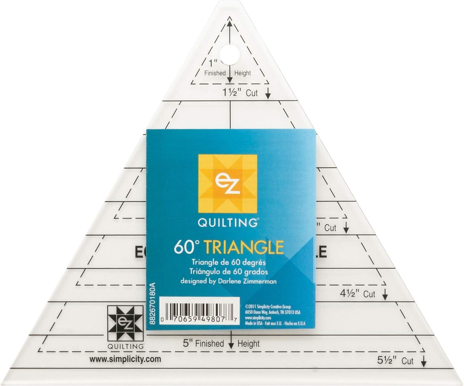 60d Triangle Ruler Quilting