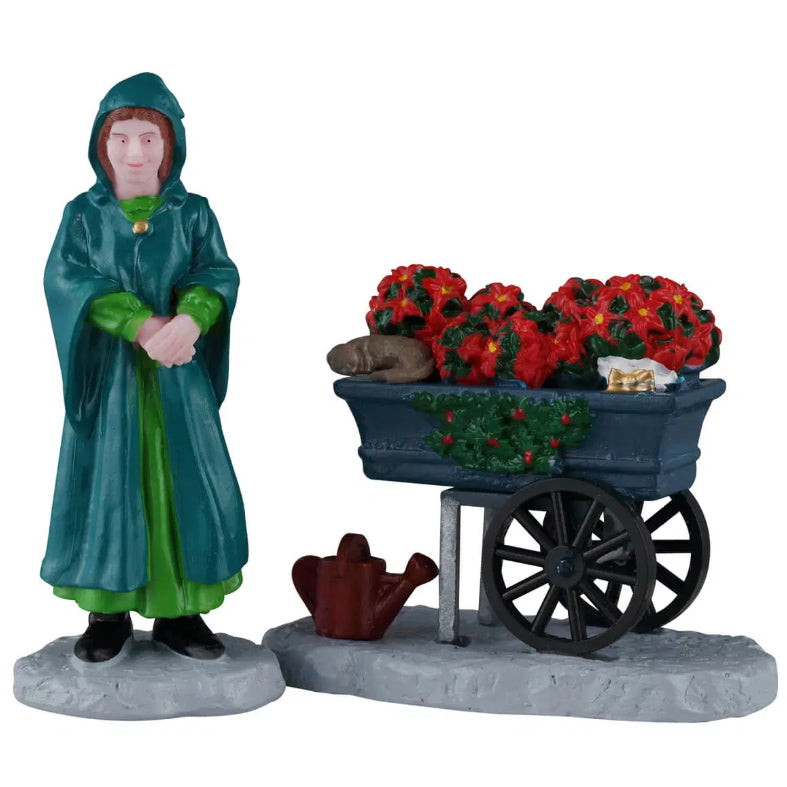 Floral Street Vendor Set Of 2 Lemax