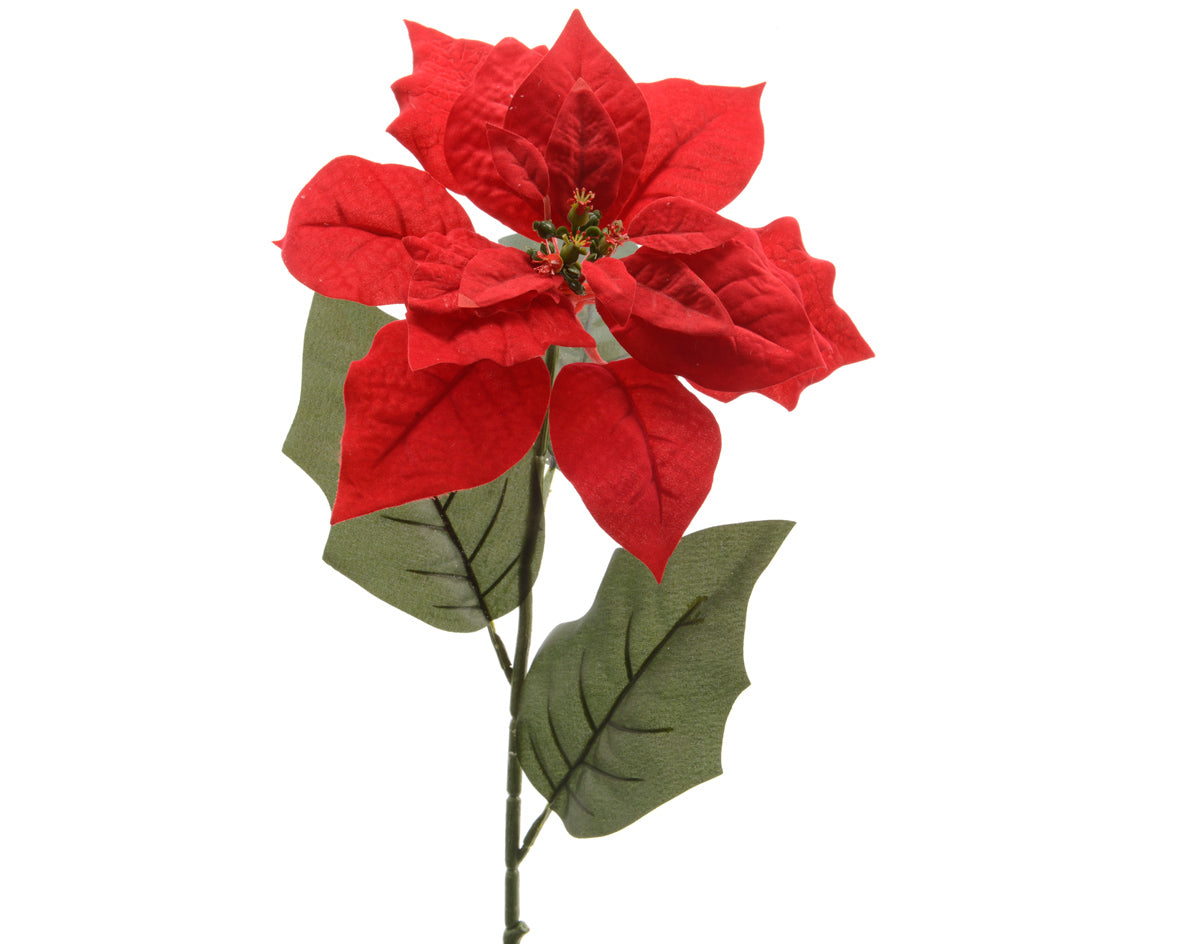 Stella Natalizia Christmas Red Su Stelo 67 Cm