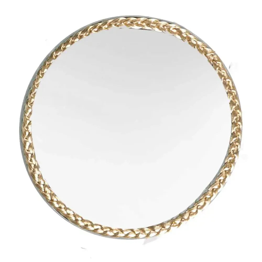 Centrotavola Specchio Filo Oro 15 Cm