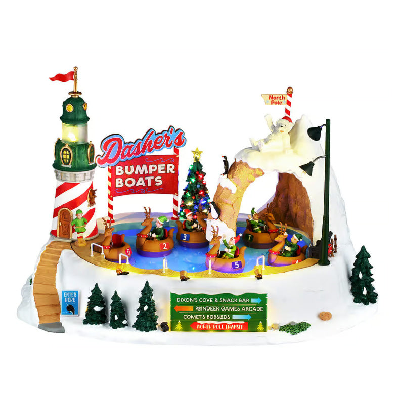 Dasher's Bumper Boats Lemax