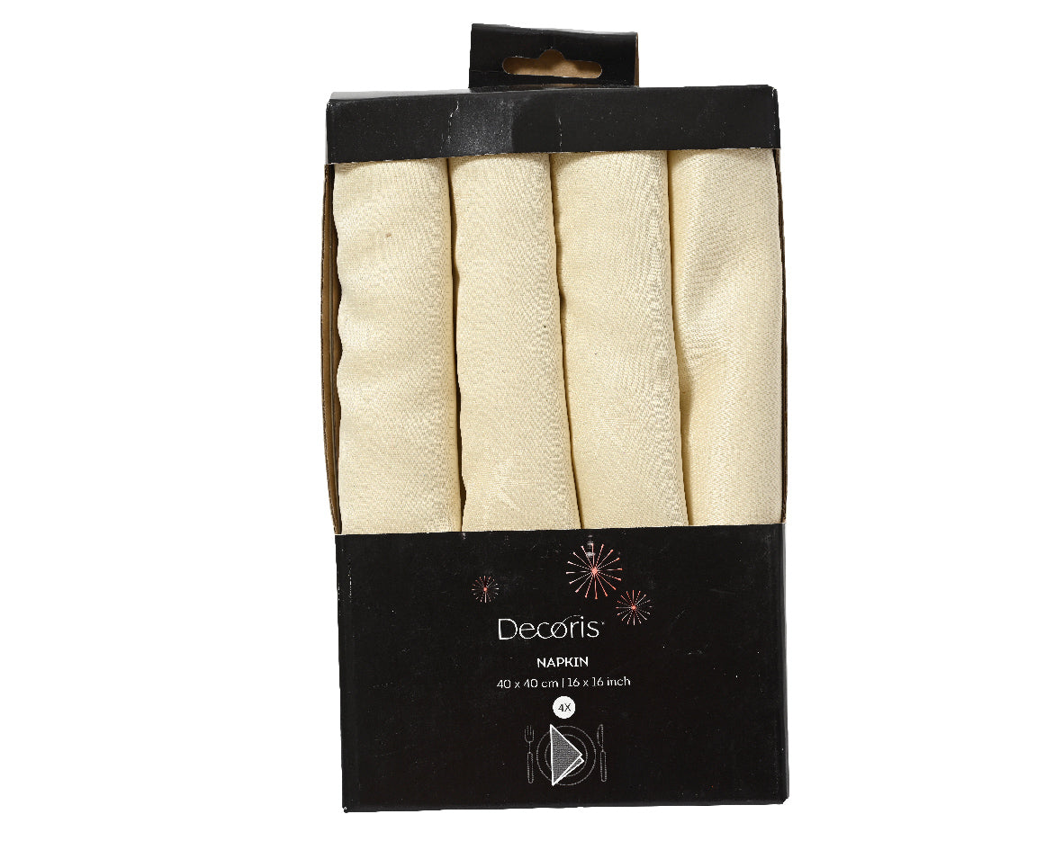 Tovagliolo Natalizio Crema 40x40 Cm 1 Pz