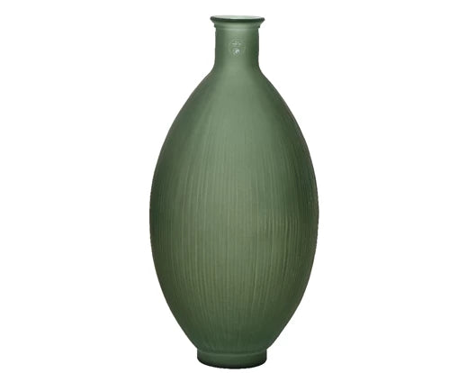 Vaso Green Matt Decoro Coste 29x59 Cm