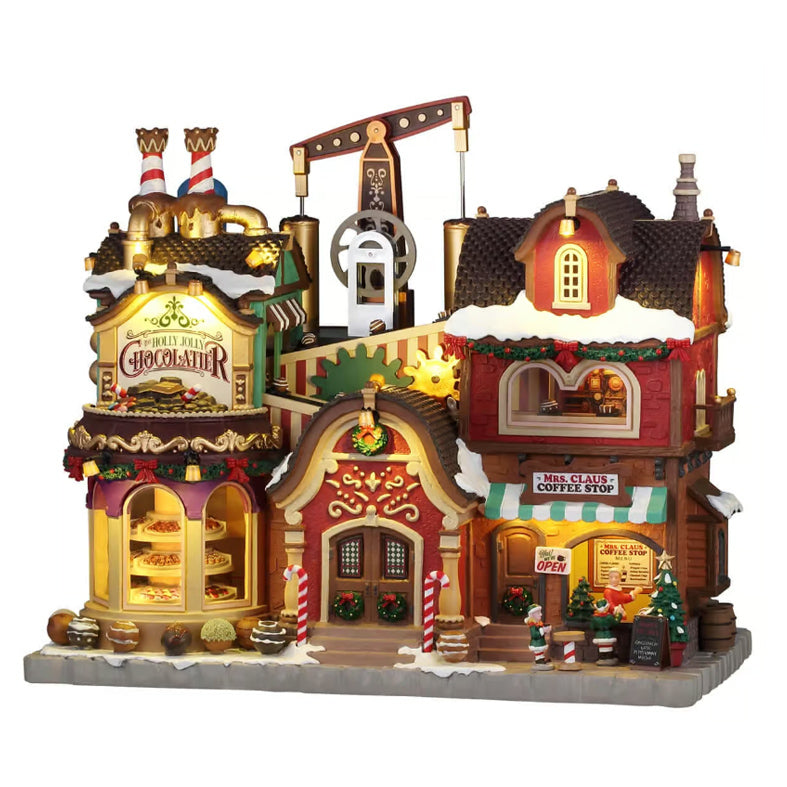 The Holly Jolly Chocolatier & Mrs. Lemax