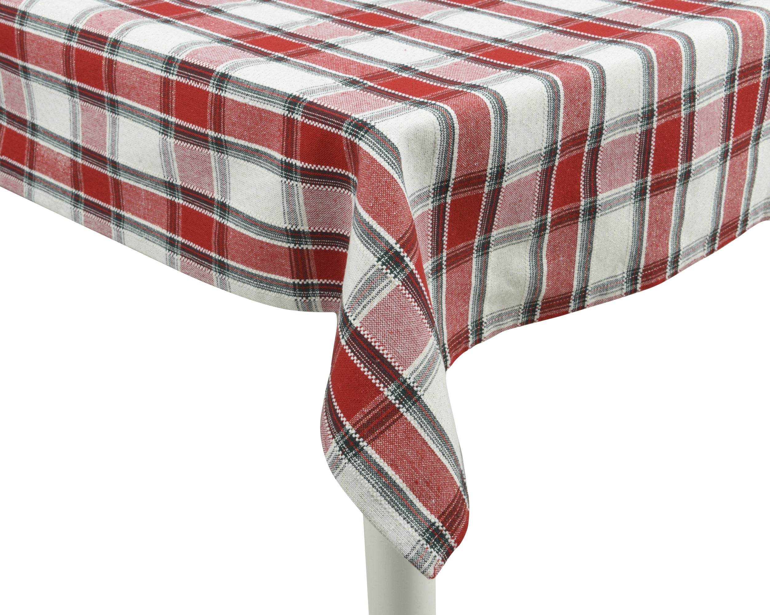 Tovaglia Tartan Rossa Verde 180x140 Cm