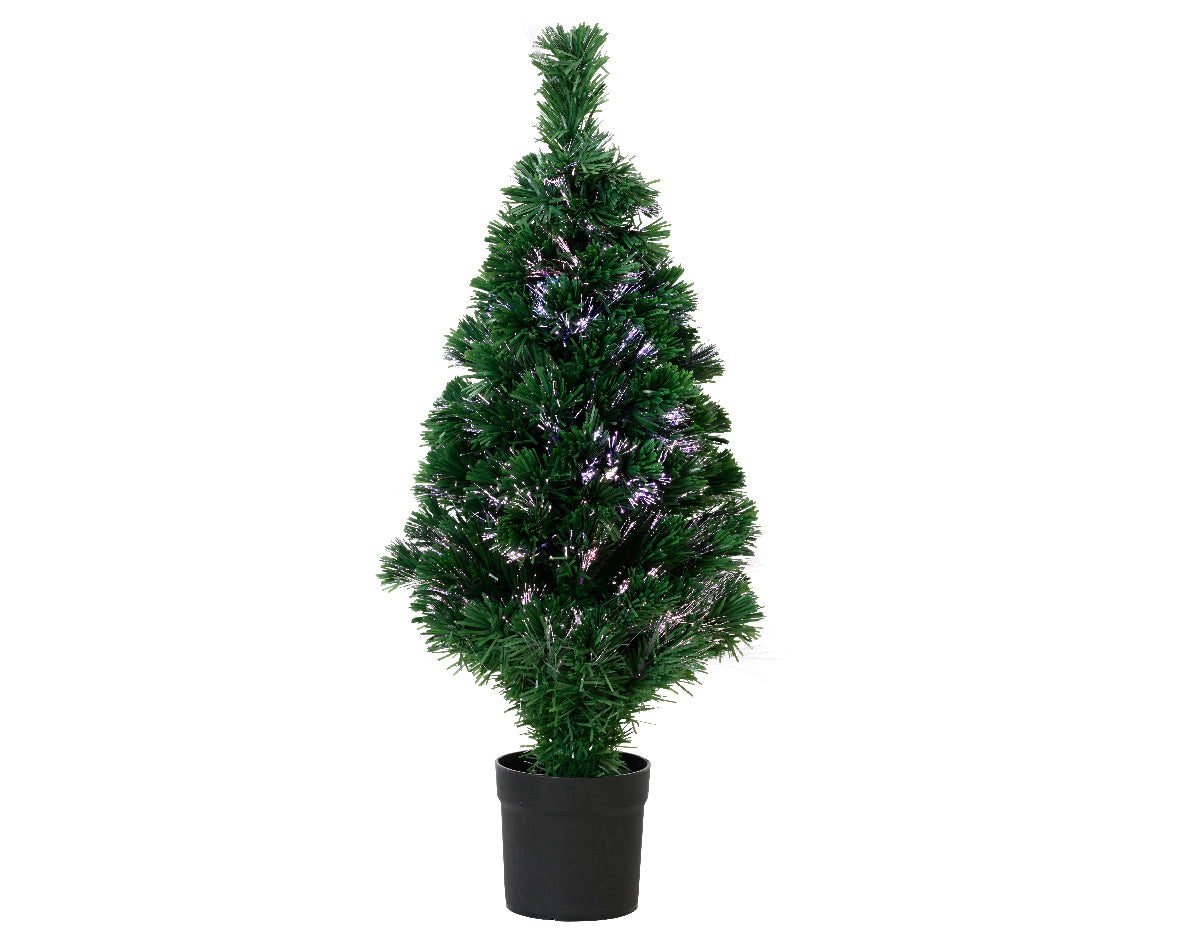 Albero Burtley Fibra Ottica Led D 45x90 Cm
