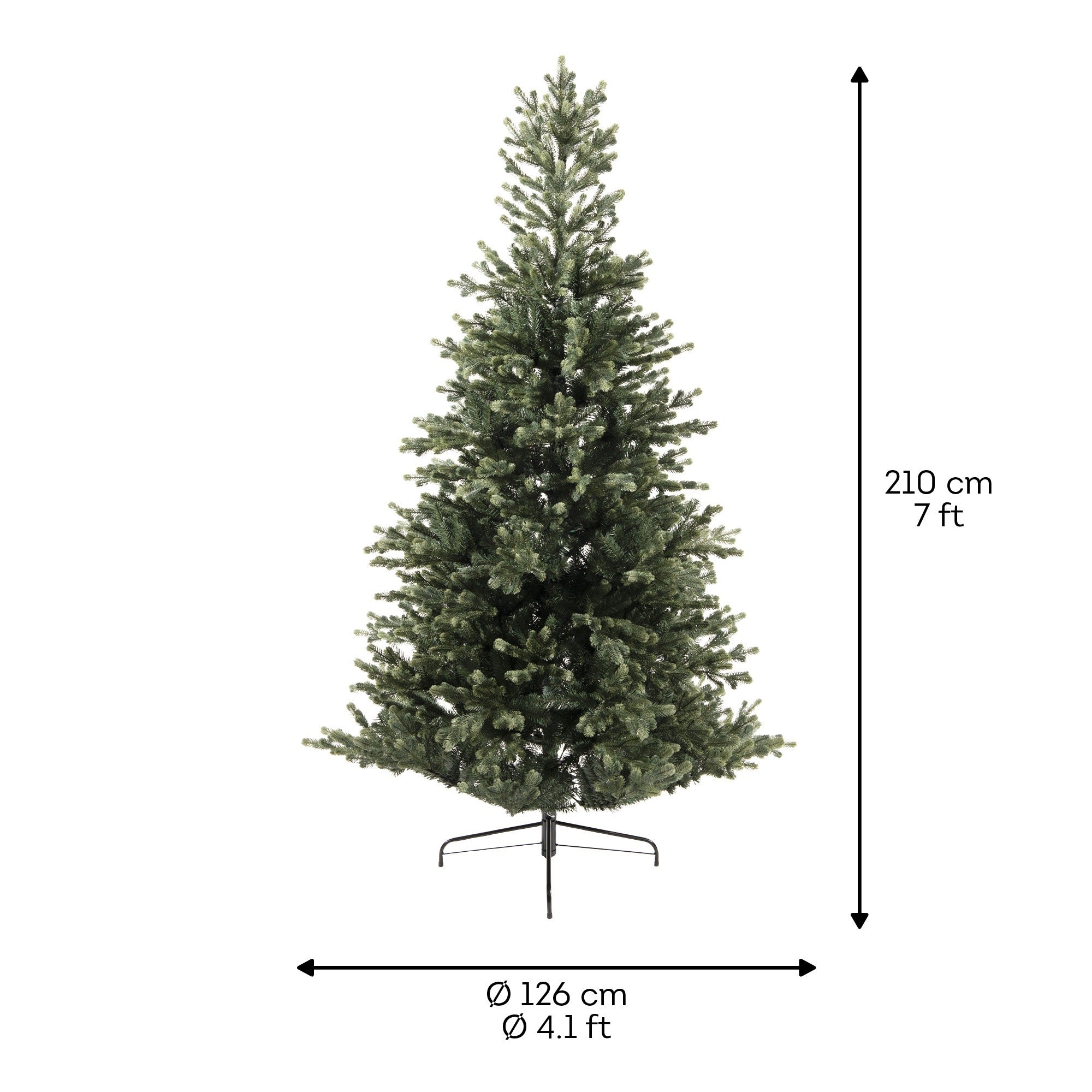 Albero Geneva Fir Verde 210 Cm