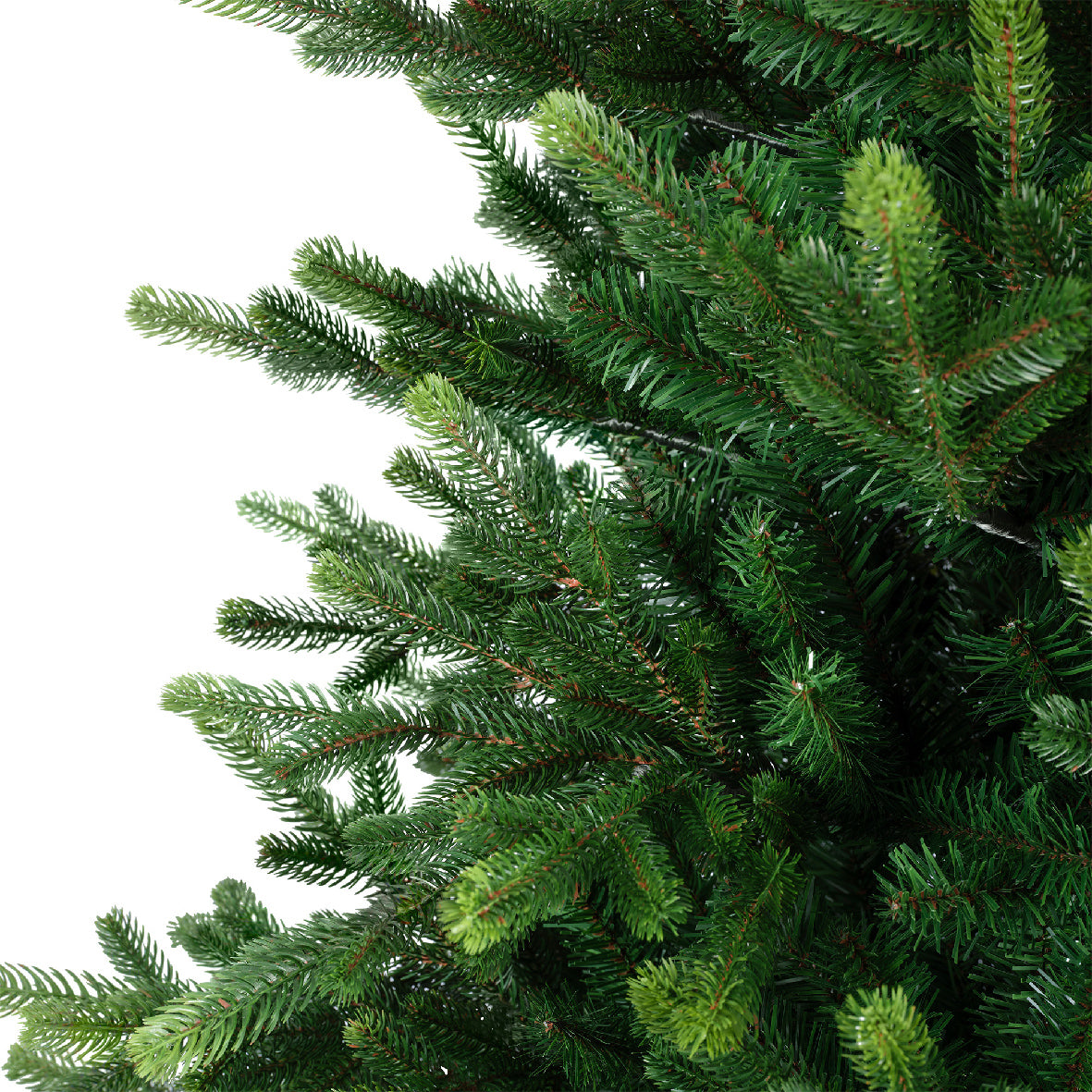Albero Di Natale Verde Sunpeaks Fir 210 cm per decorazioni natalizie domestiche collezione Everlands - DeMatteis.it