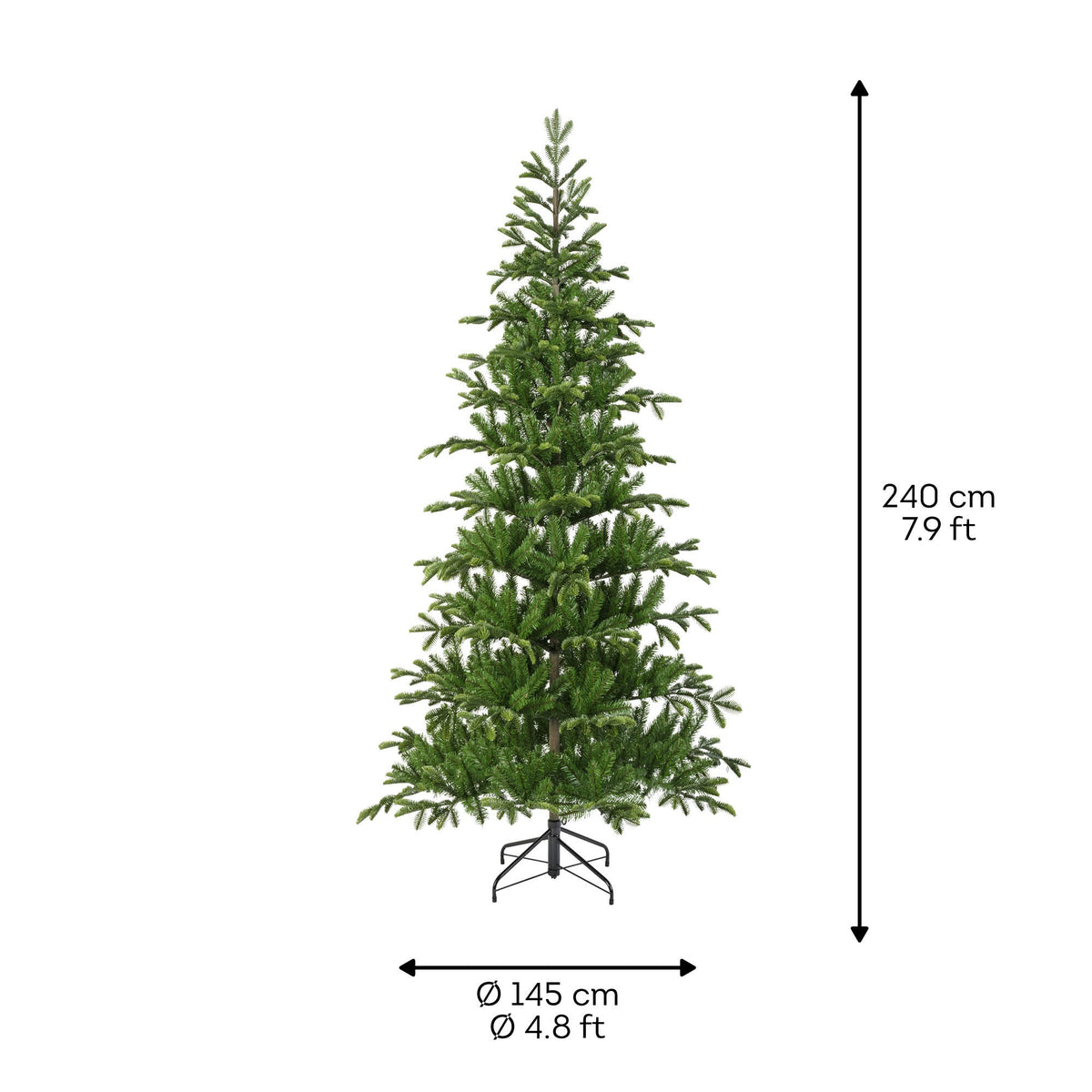 Albero Balsamea Fir Verde 240 Cm
