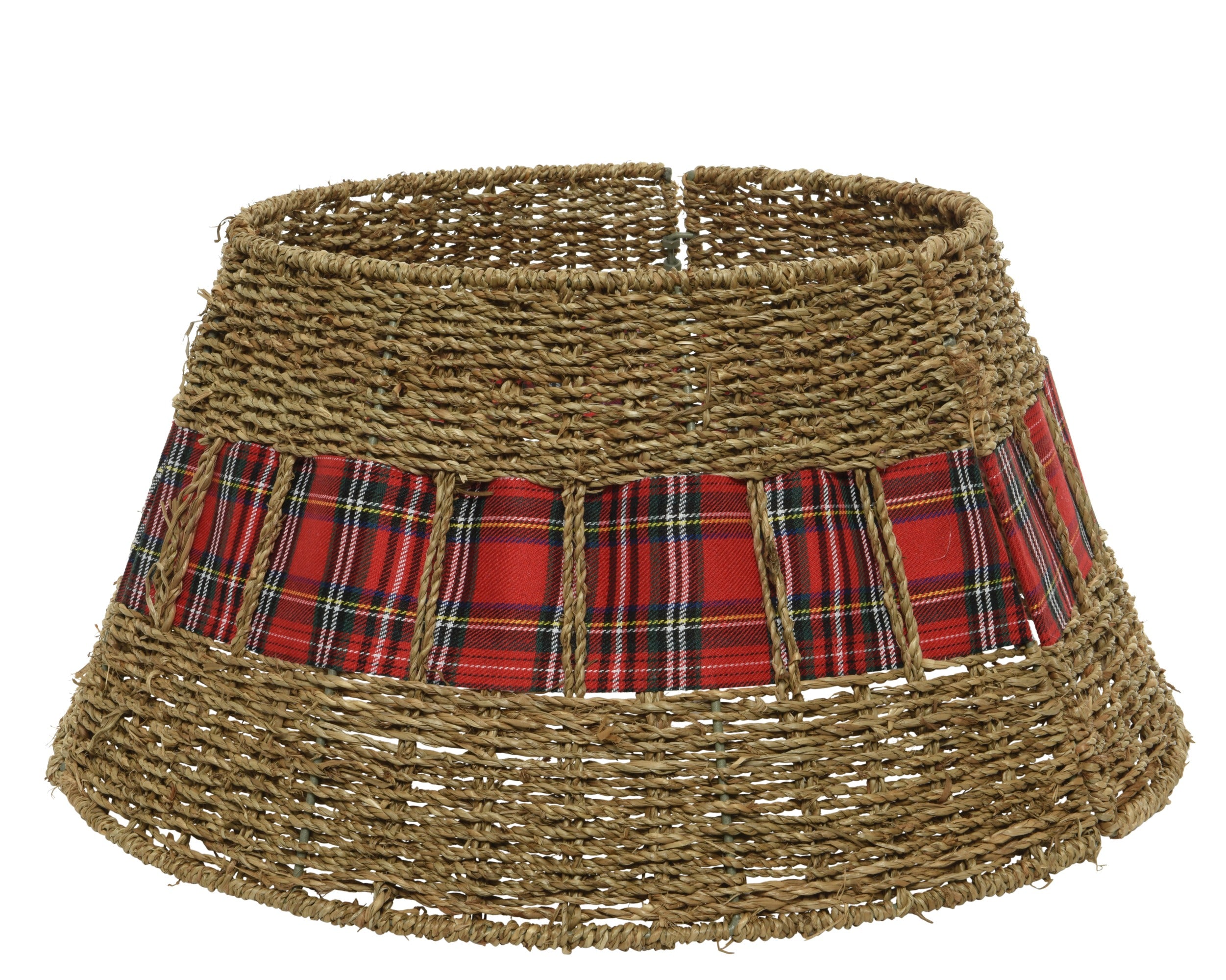 Copripiede Albero Vimini Scozzese D 57x28 Cm