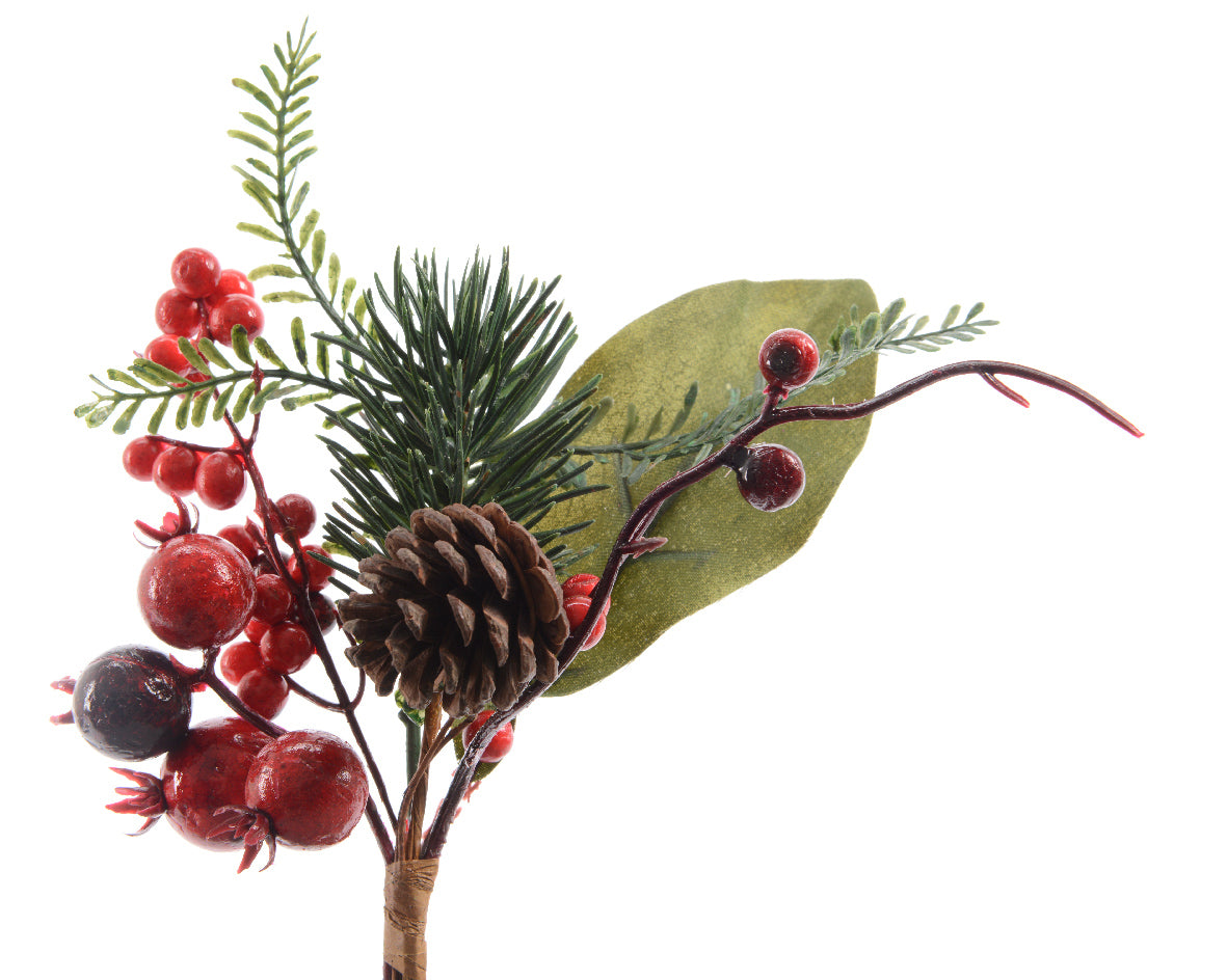 Pick Bacche Rosse 11x20 Cm