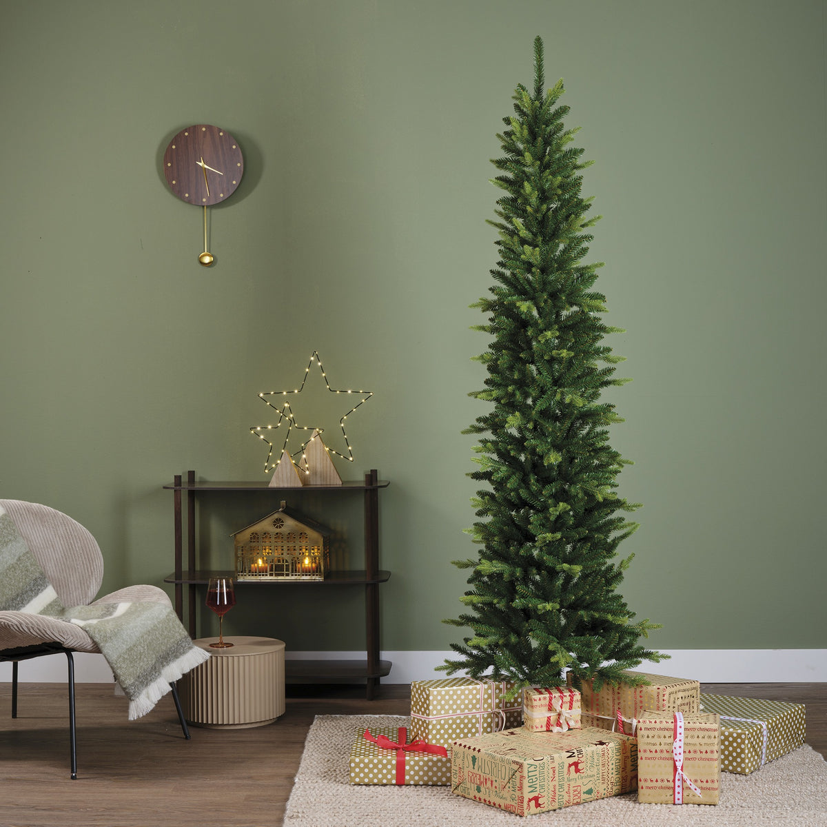 Albero Di Natale Slim Fir 180 Cm