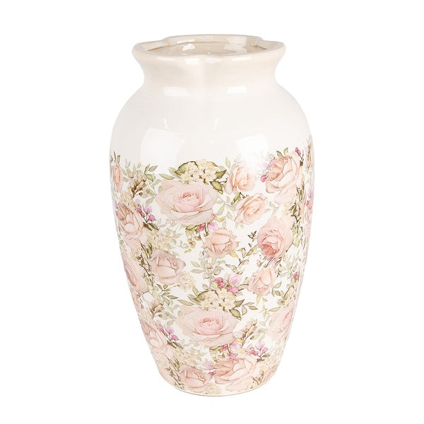 Vaso Decoro Floreale D 21x37 Cm