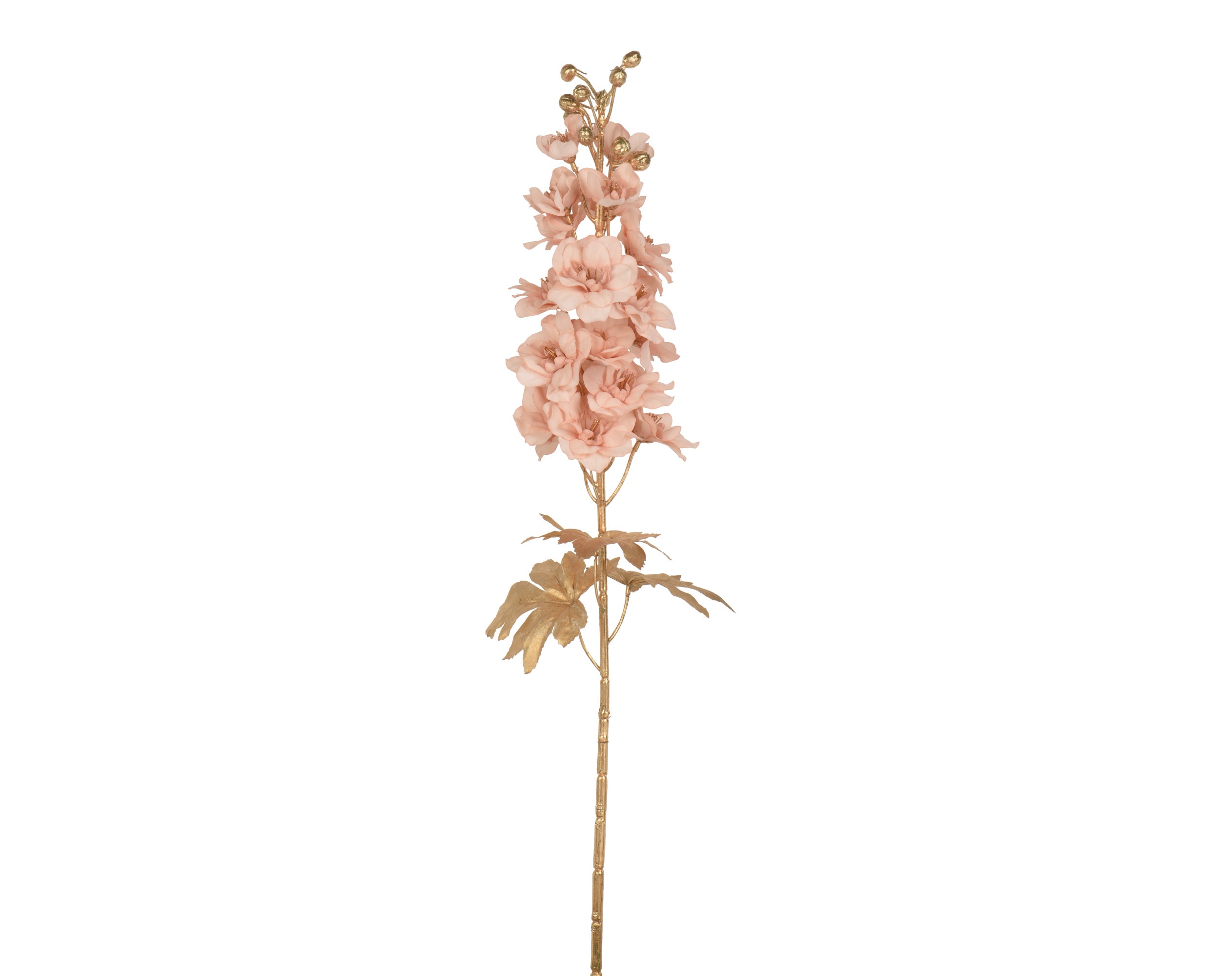 Ramo Delphinium Rosa Oro D 13x83 Cm