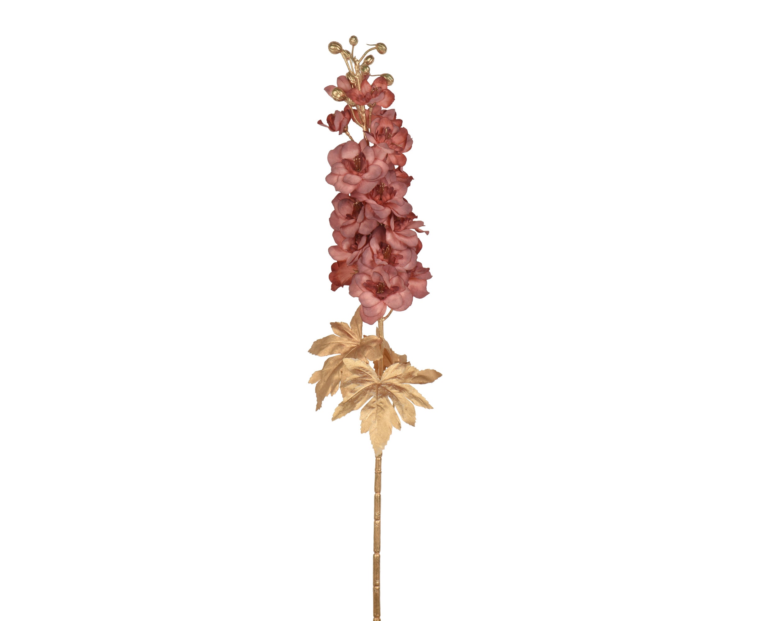 Ramo Delphinium Dark Pink Oro D 13x83 Cm