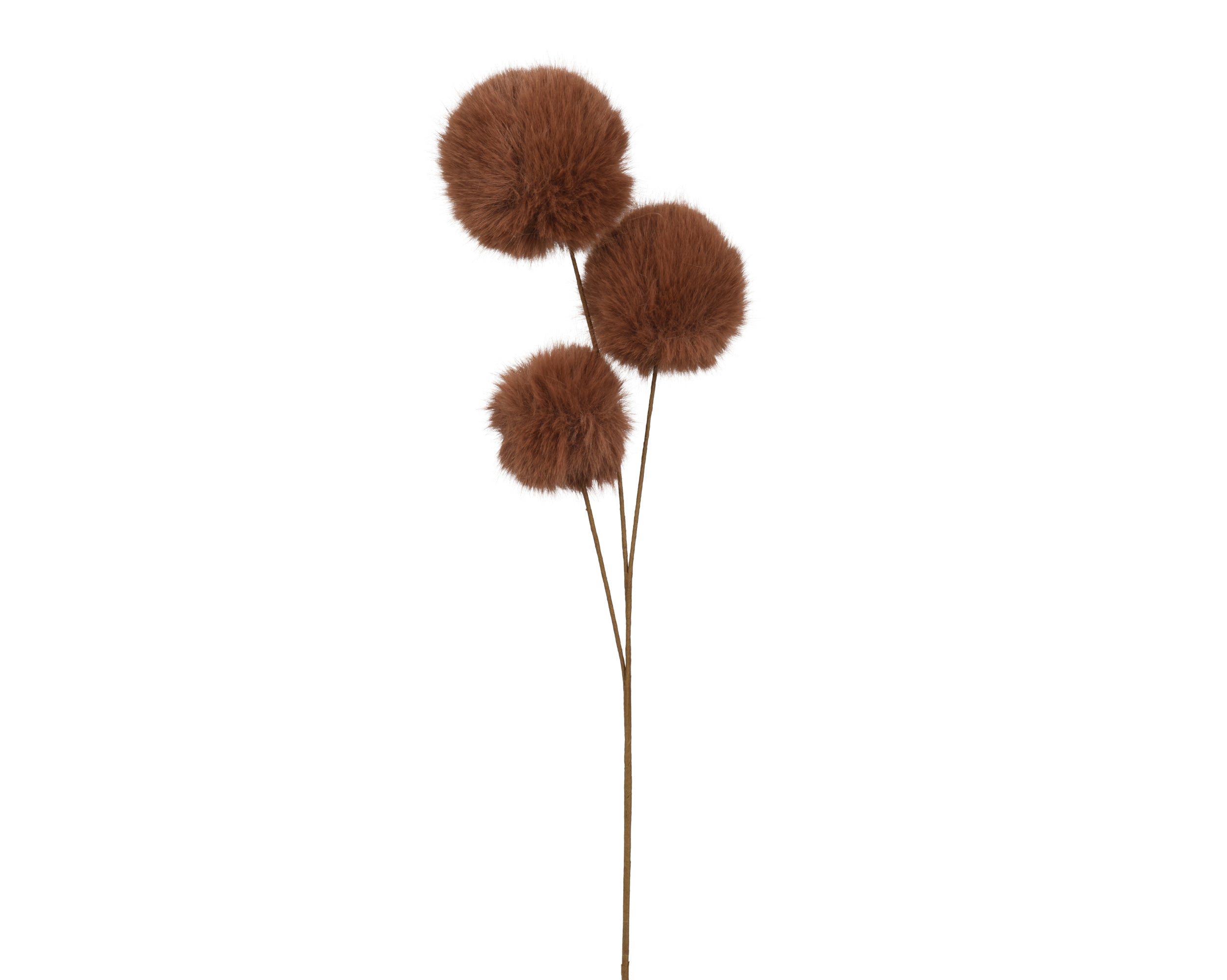 Ramo Fiori Marroni 70 Cm