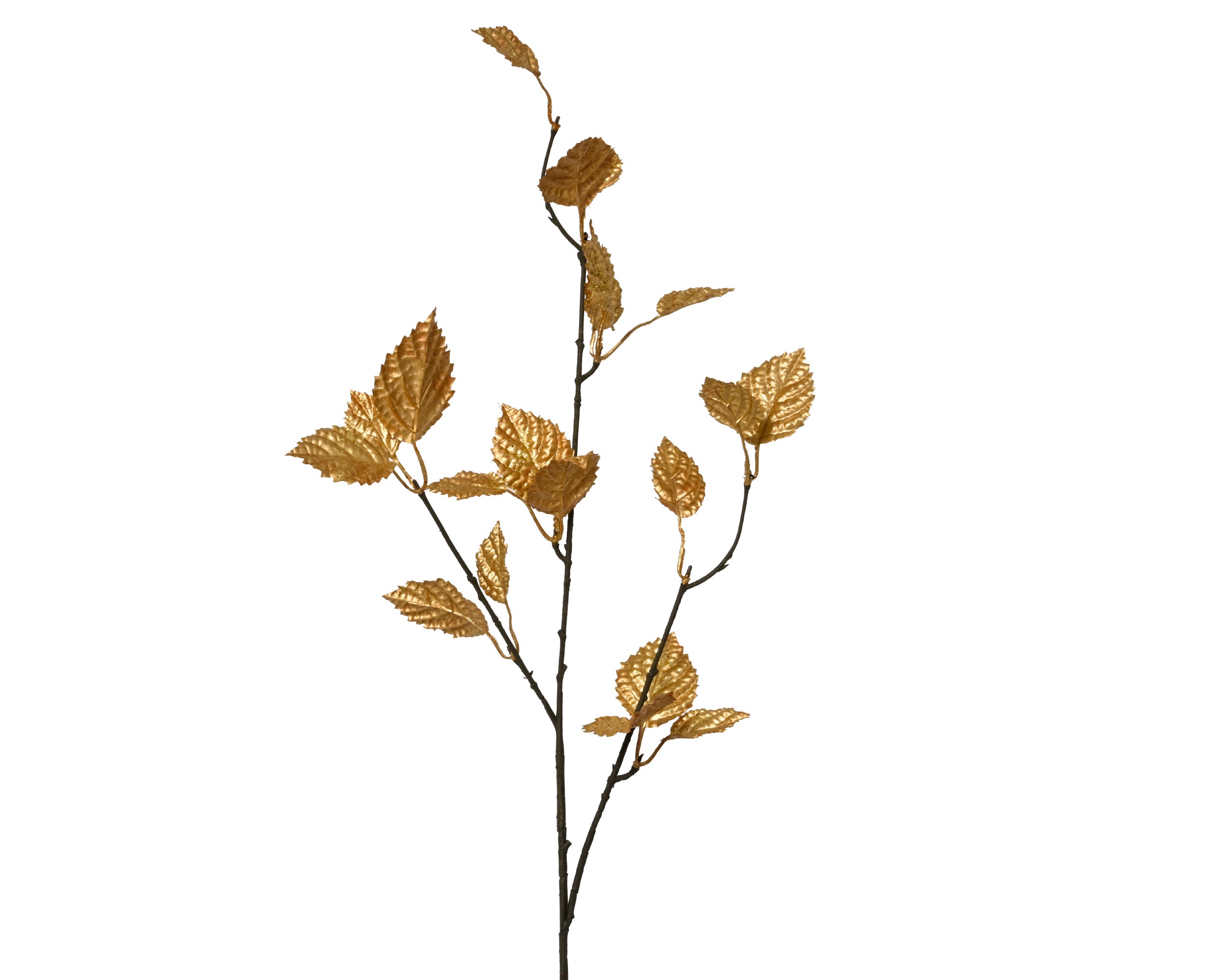 Ramo Foglie Oro 95 Cm
