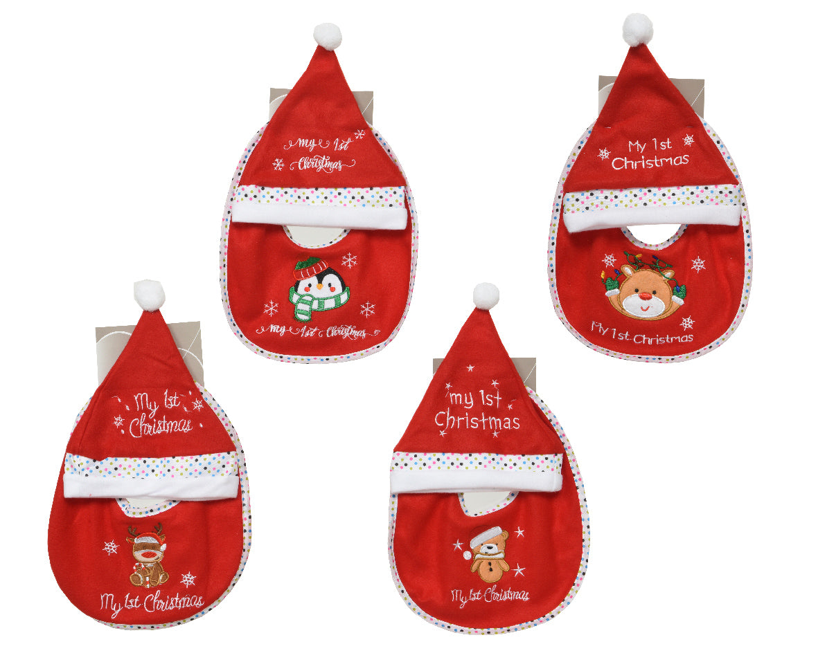 Set Bavaglino Natalizio Bambino