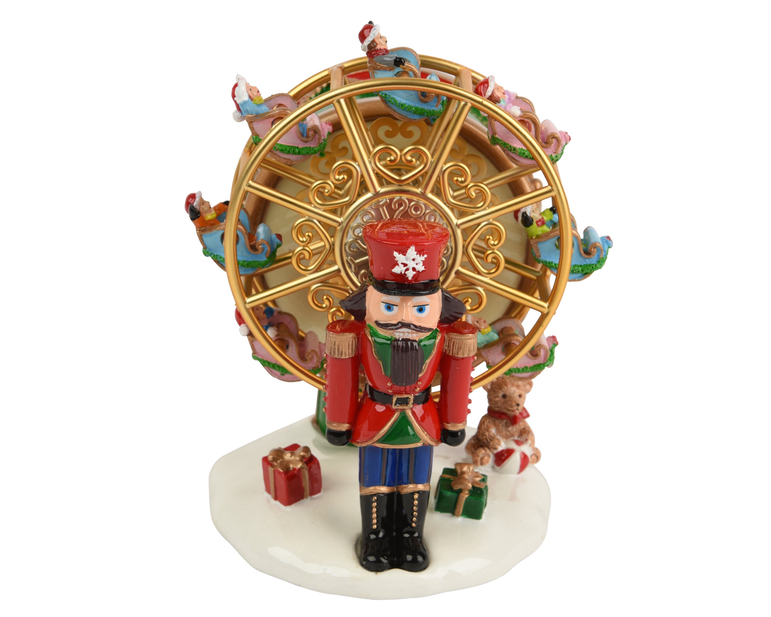 Music Box Schiaccianoci Rosso 11x14 Cm