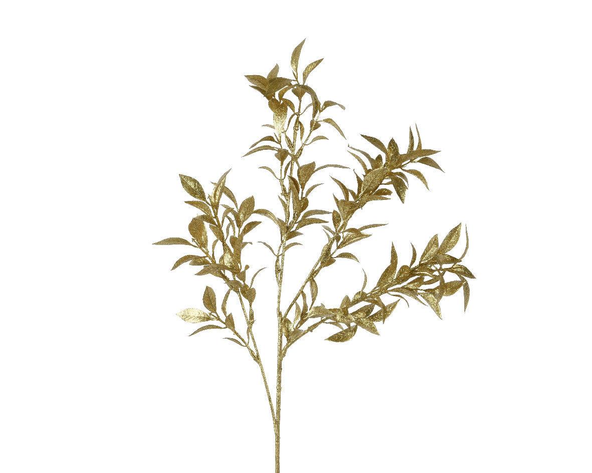 Ramo Foglie Oro 28x20x68 Cm