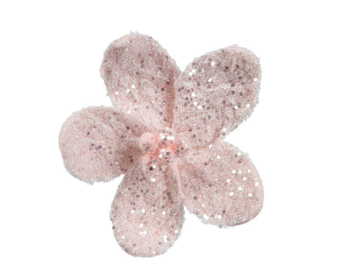 Stella Natale Clip Soft Pink D 18x6 Cm