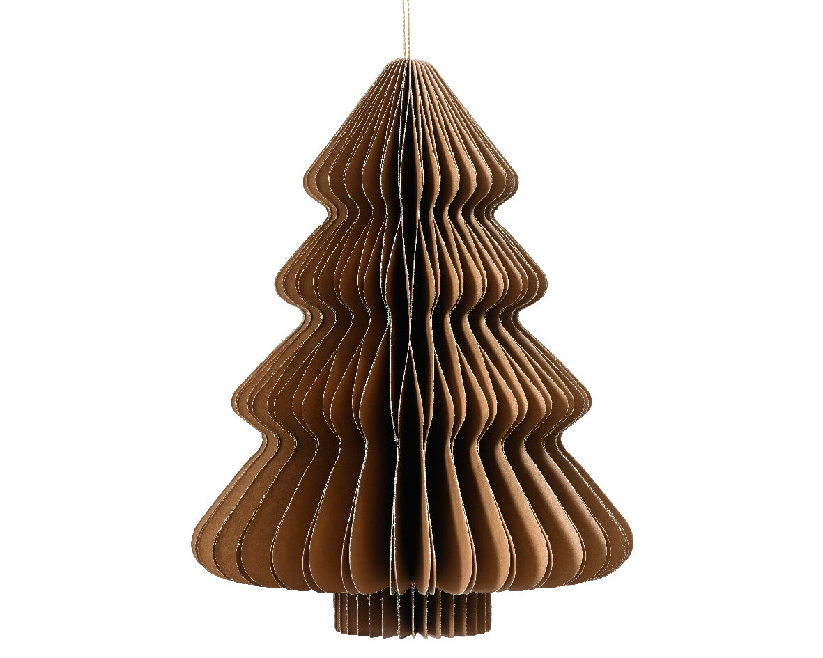 Albero Natale Carta Marrone D 30x40 Cm