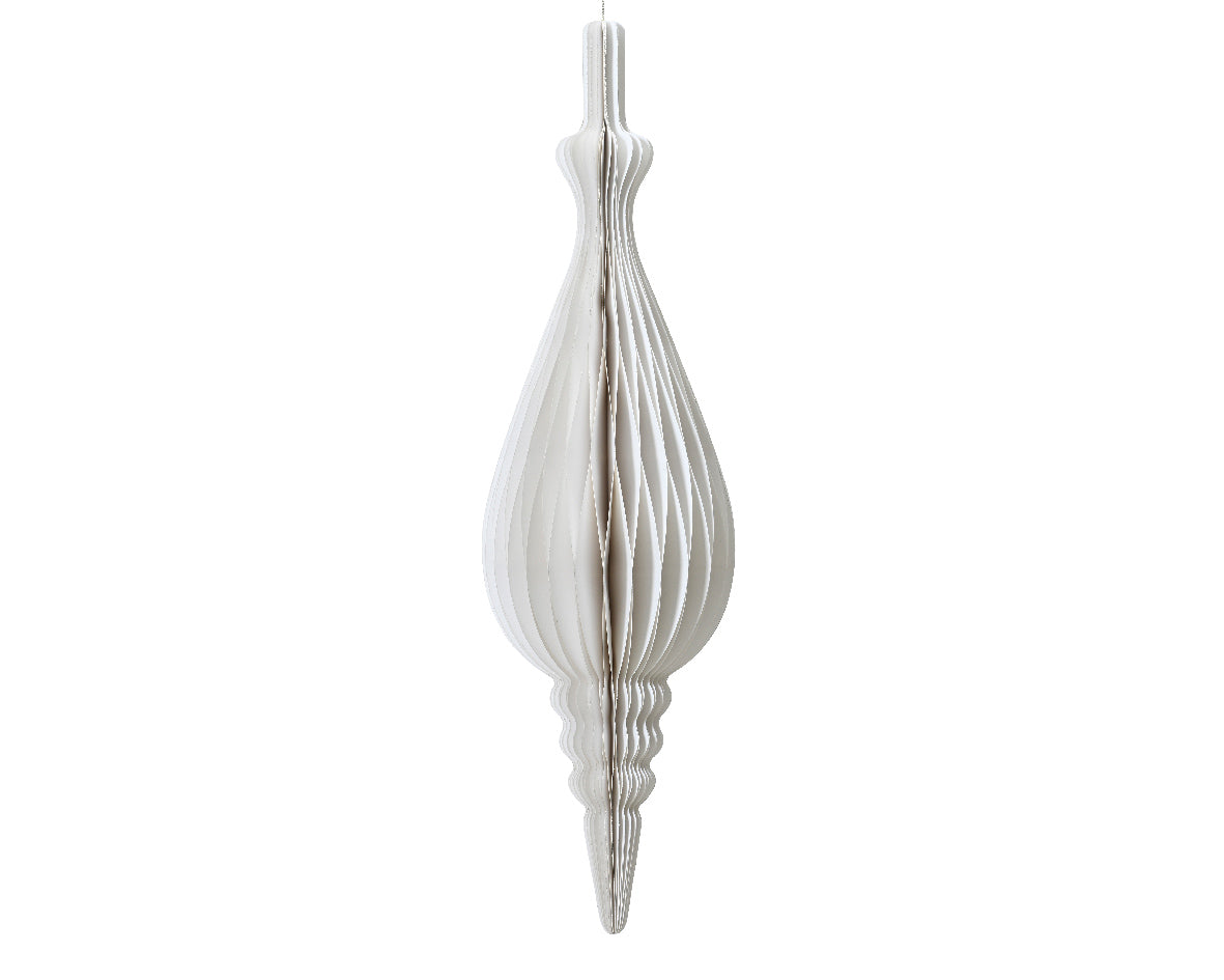 Ornamento Carta Bianco D 22x80 Cm