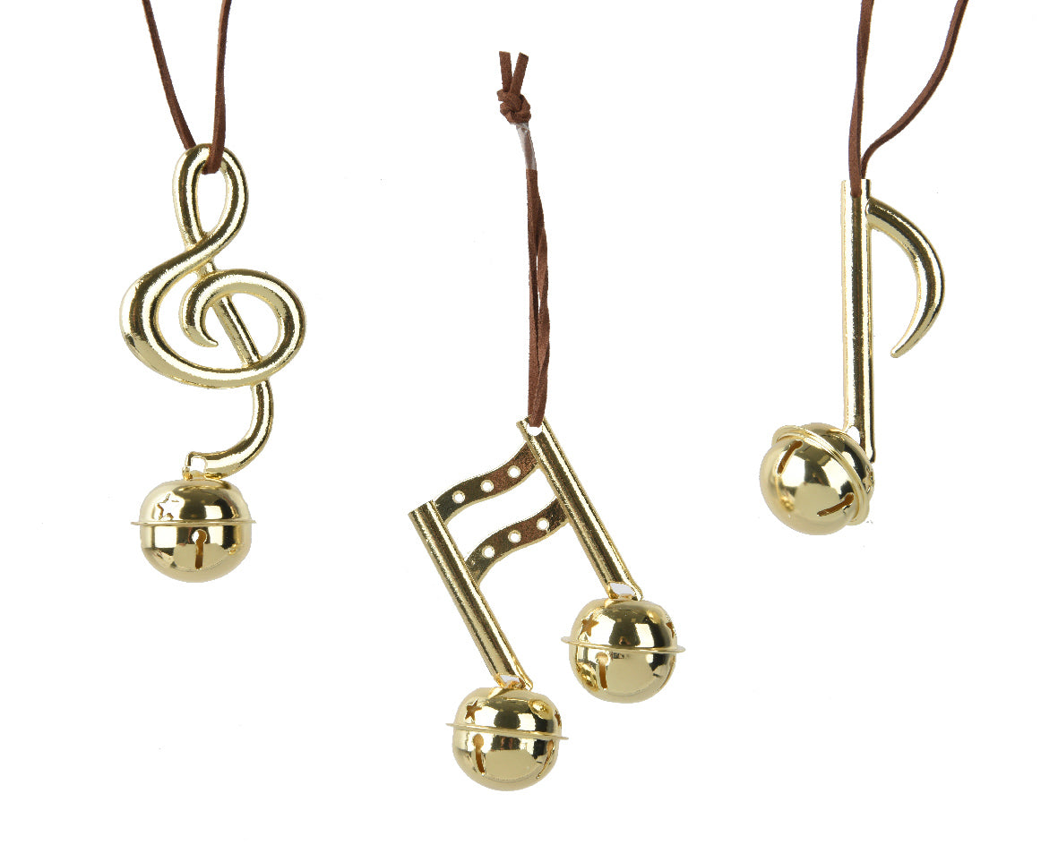 Pendente Nota Musicale Oro 5x10 Cm 1 Pezzo