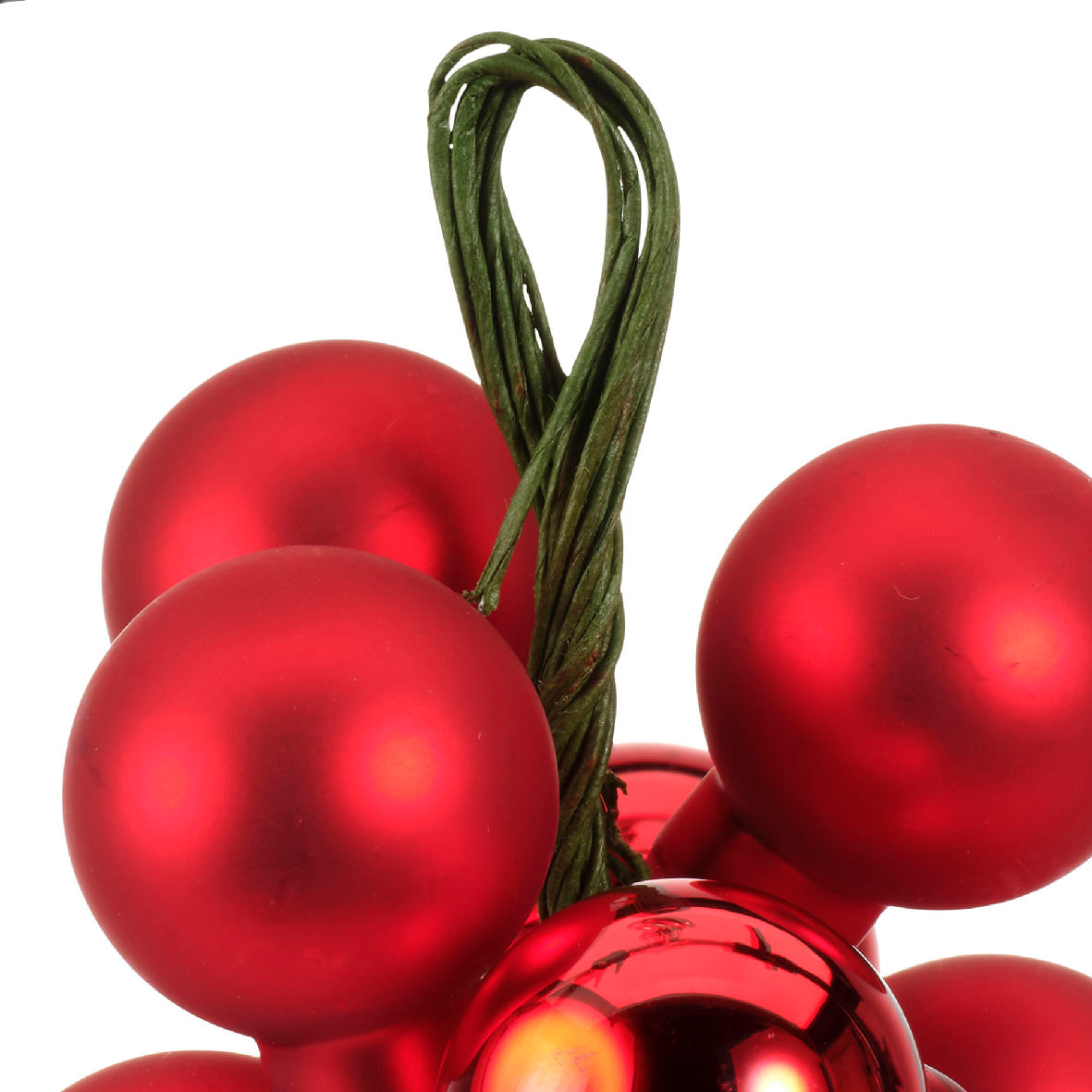 Palline Su Filo Red Gold Mix Opaco 2 Cm 1 Pz