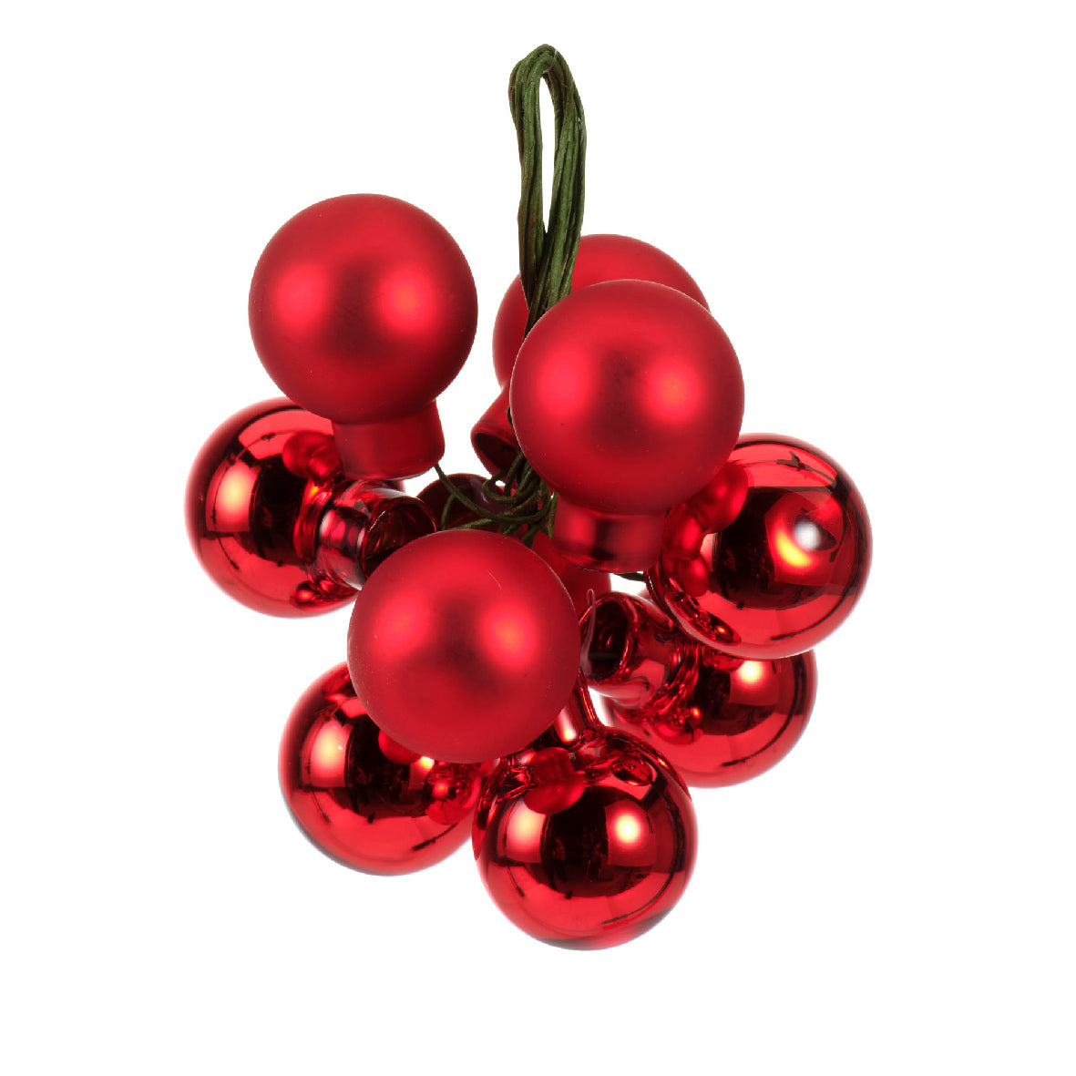 Palline Su Filo Red Gold Mix Opaco 2 Cm 1 Pz