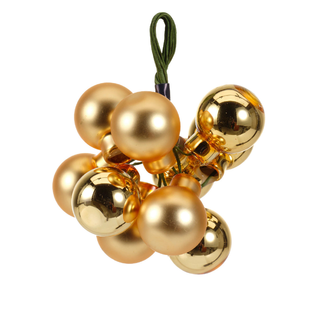 Palline Su Filo Red Gold Mix Opaco 2 Cm 1 Pz