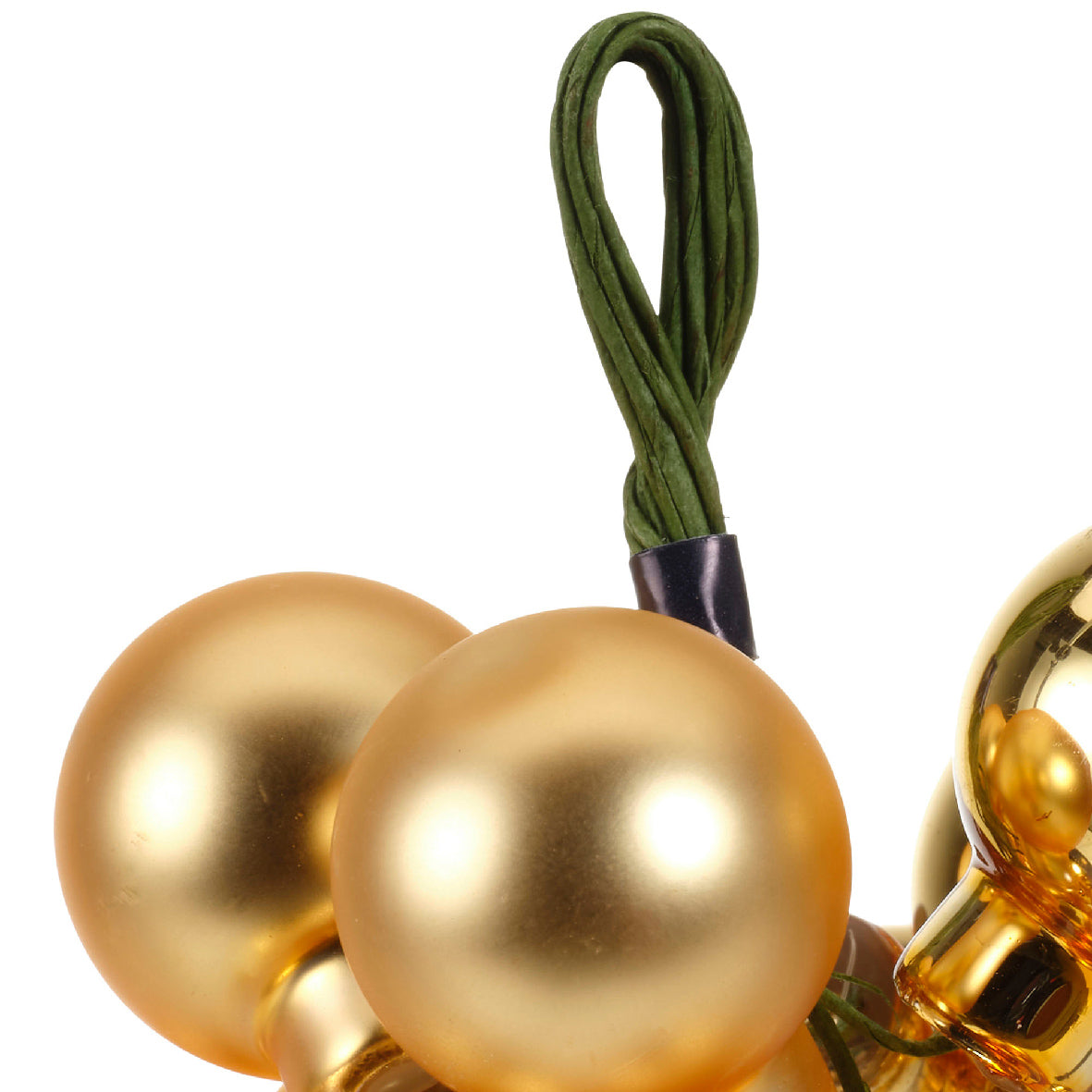 Palline Su Filo Red Gold Mix Opaco 2 Cm 1 Pz