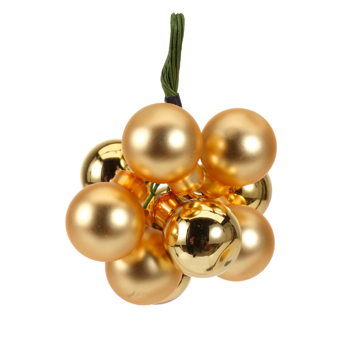 Palline Su Filo Red Gold Mix Opaco 2 Cm 1 Pz