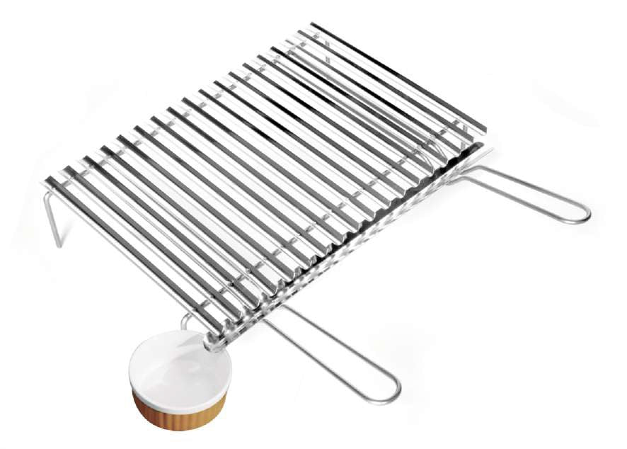 Graticola Raggogli Sugo Inox 40x60 Cm