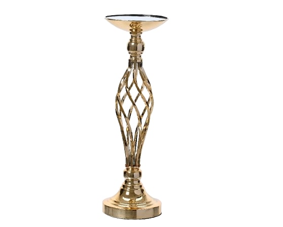 Candelabro Metallo Light Gold 15x46 Cm