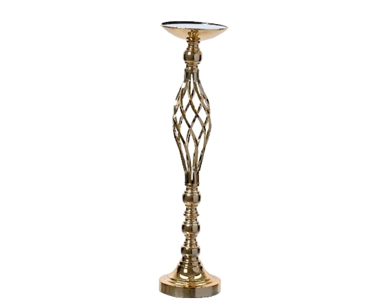 Candelabro Metallo Light Gold 15x58 Cm