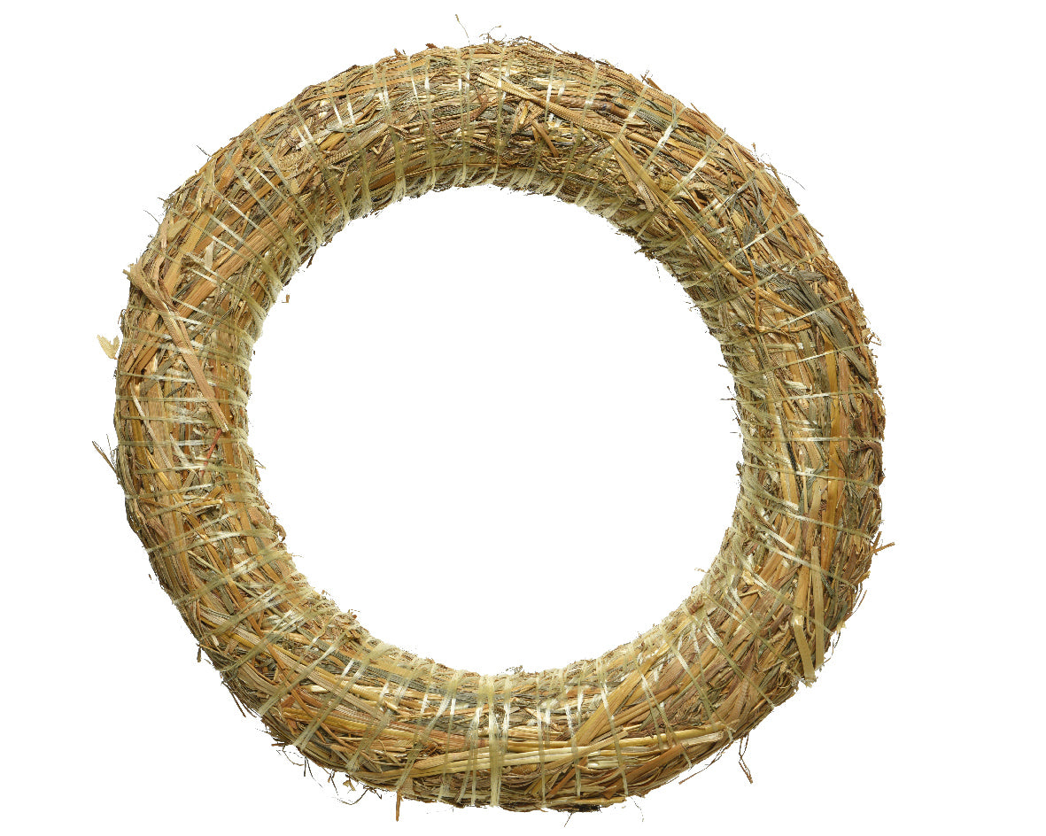 Corona Paglia Naturale D 30x5 Cm