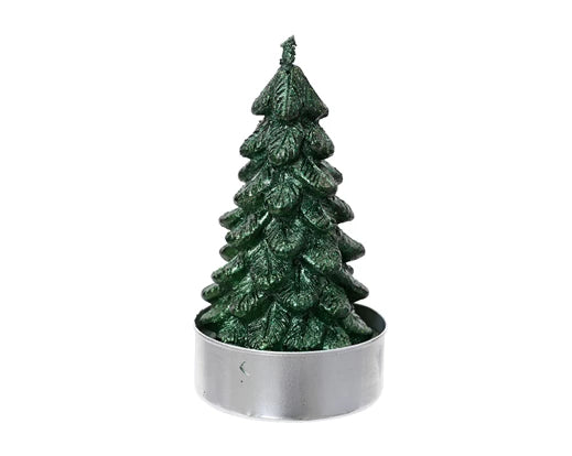 Set Candele A Tema Natale Set Di 3 Candele Profumate In Vasetti Di Vetro Bianco, Verde, Rosa E Blu Miraflores 247079 Candela Natale - 2