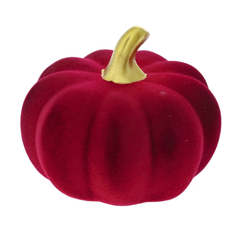 Zucca Ceramica Velluto Rosso 15x13 Cm