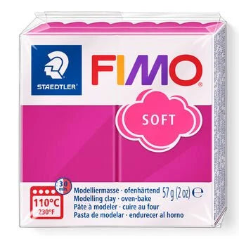 Fimo Soft Staedtler 58 Gr Lampone