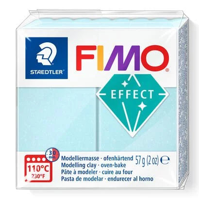 Fimo Effect Staedtler 58 Gr Cristallo Blu Ghiaccio