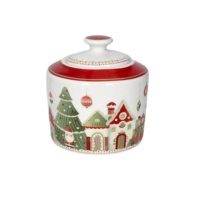 Zuccheriera Villaggio In Festa New Bone China
