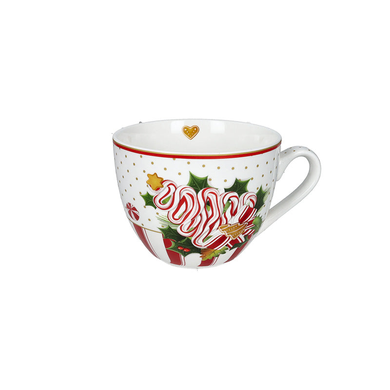 Tazza Colazione Pois Le Chicche Porcellana
