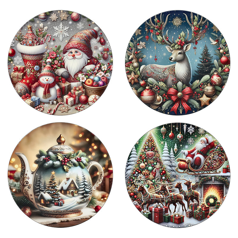 Sottopiatto Natalizio Decorato 1 Pezzo