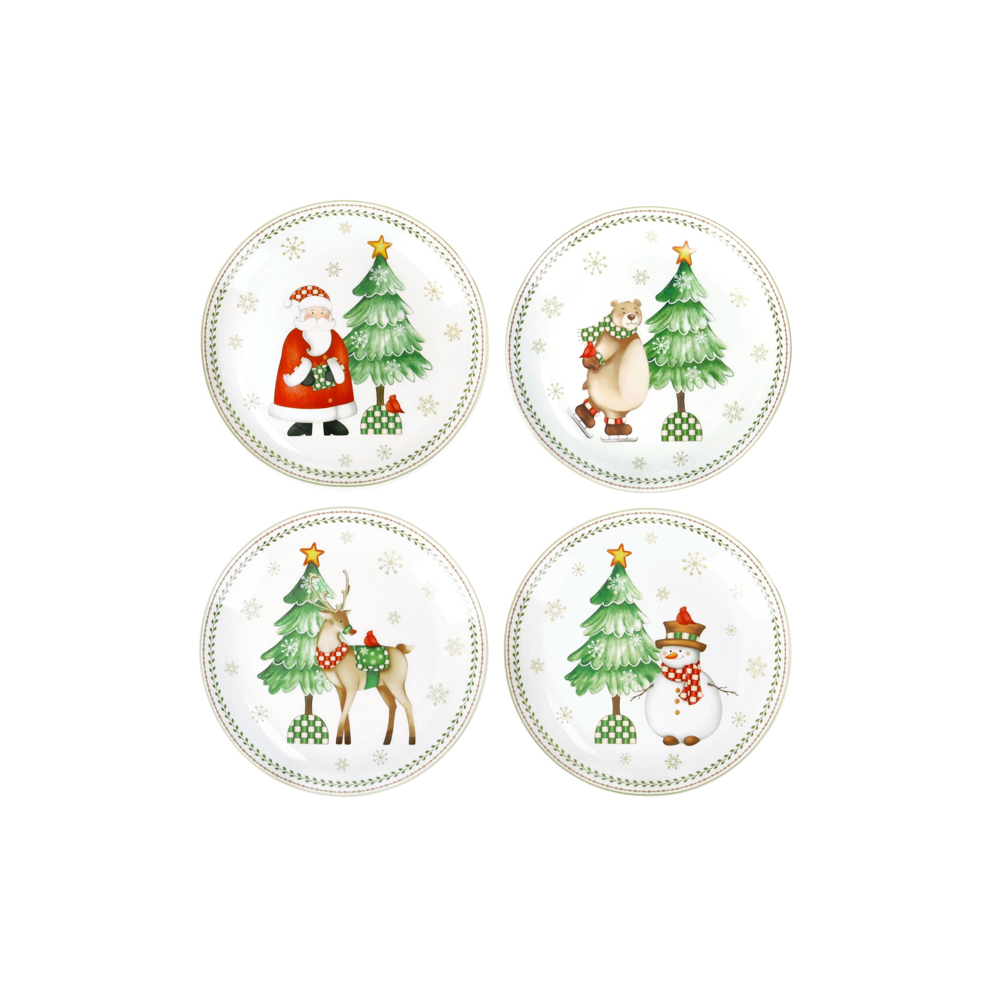 Set 4 Pz Piattino Pane&Pastry Racconti Porcellana