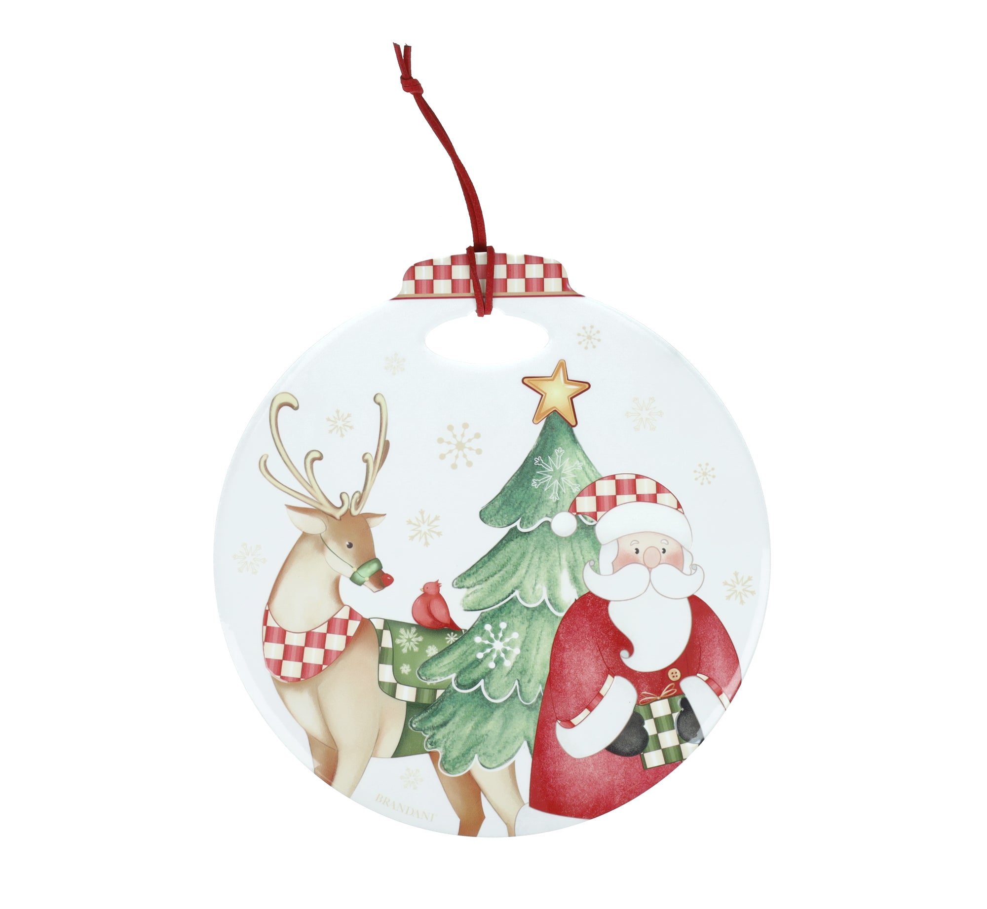 Pendente Ceramica Racconti 20x21 Cm Bianco